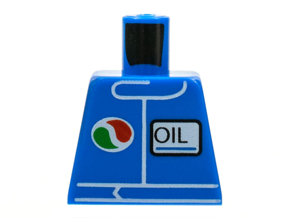 Torso Octan Logo and Upright Font 'OIL' Pattern