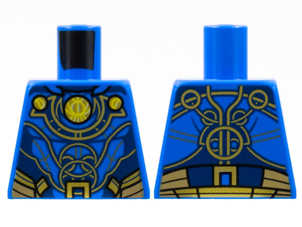 Torso Armor, 3 Gold Circles and Trim Pattern