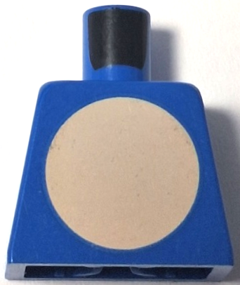 Torso Tan Circle Stomach, Black Spines and Tail on Back Pattern