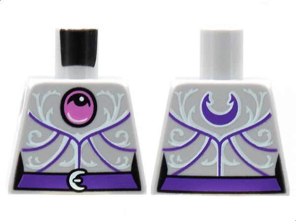 Torso Female Jewel and Filigree Pattern