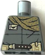 Torso SW Shirt with Dark Tan Scarf, Belt with Pouch Pattern