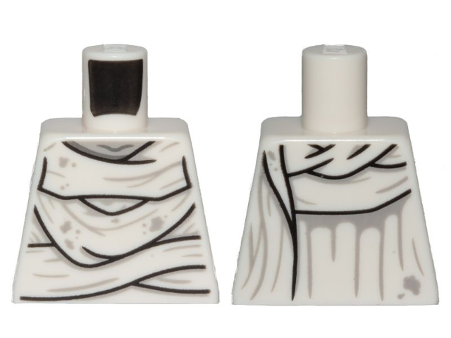 Torso Alien Wrappings and Light Bluish Gray Stains Pattern