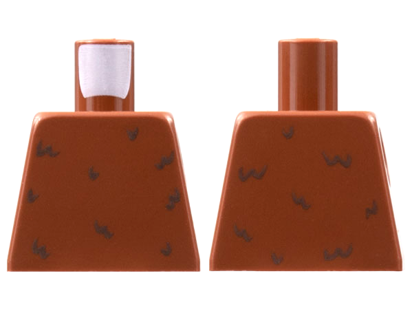 Torso with Dark Brown Fur Pattern