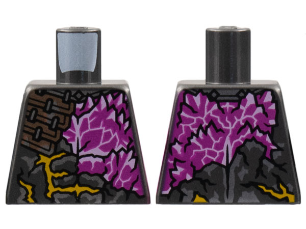 Torso Broken Armor, Magenta Chest Pattern