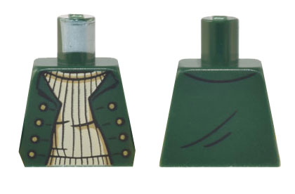 Torso Jacket Open with Gold Buttons over Tan Ribbed Sweater Pattern