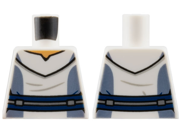 Torso SW Uniform, Sand Blue Panels, Dark Blue and Silver Belt, Nougat Neck Pattern