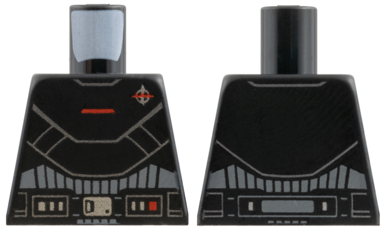 Torso SW Armor Plates, Red Line and Grand Inquisitor Symbol Pattern