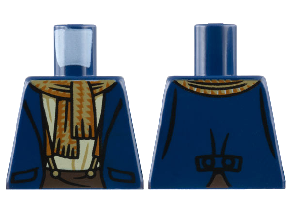 Torso Jacket, Tan Shirt, Dark Tan and Dark Orange Scarf, Suspenders, Dark Brown Pants Pattern