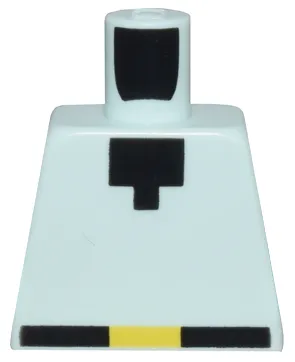 Torso Pixelated Black Neck and Belt with Yellow Buckle Pattern