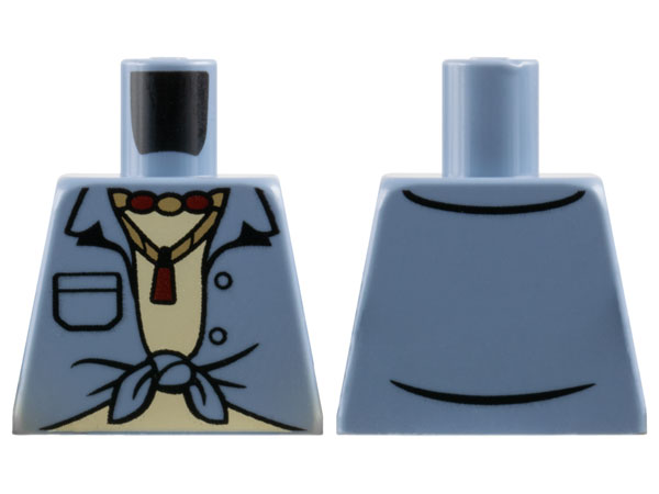 Torso Knotted Shirt over Tan T-Shirt, Dark Tan and Dark Red Necklace Pattern