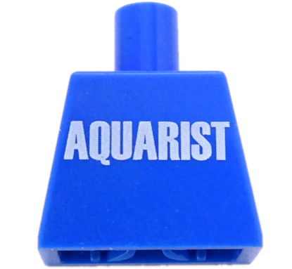 Torso with White 'AQUARIST' Pattern