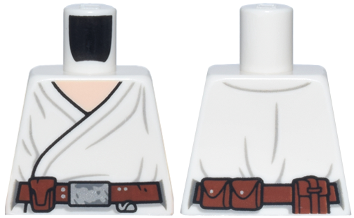 Torso SW Wrap-Around Tunic and Reddish Brown Utility Belt with Worn Buckle and Tool Clip Pattern