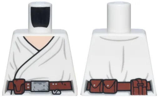 Torso SW Wrap-Around Tunic and Reddish Brown Utility Belt with Worn Buckle and Tool Clip Pattern