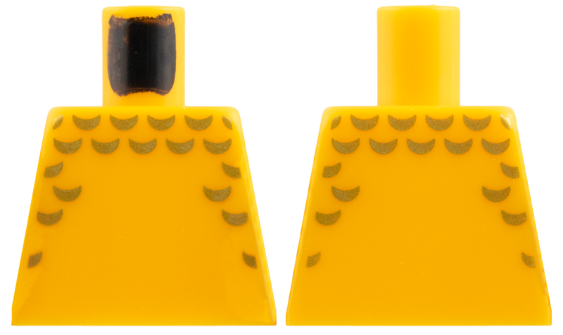 Torso with Gold Scales Pattern