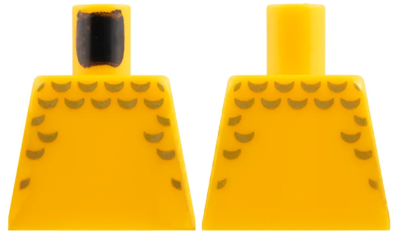 Torso with Gold Scales Pattern