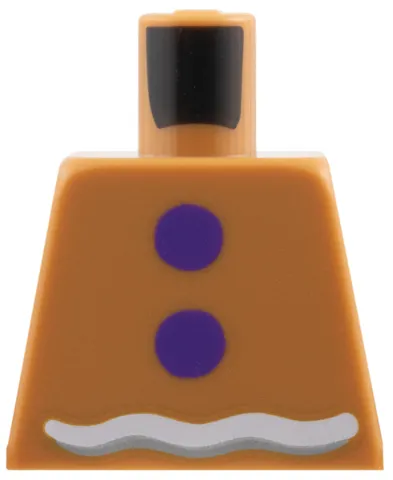Torso 2 Dark Purple Spots, White Wavy Icing Belt Pattern
