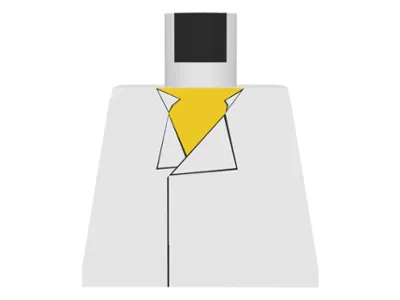 Torso SW Shirt Open Collar, Yellow Chest Pattern (Han Solo)