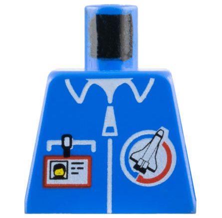 Torso Launch Command Logo, Zipper and ID Badge Pattern