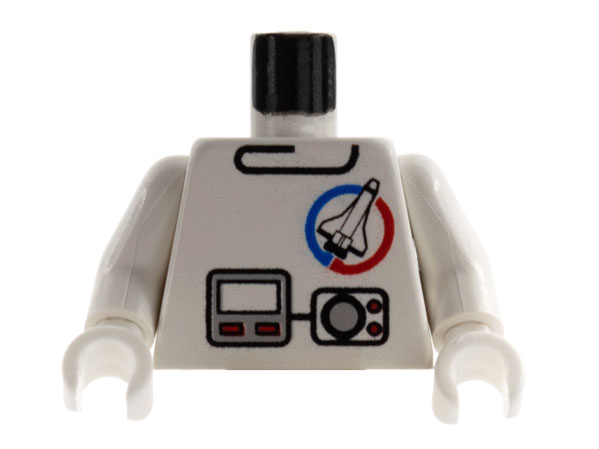 Torso Launch Command Logo, Gray Equipment Pattern / White Arms / White Hands