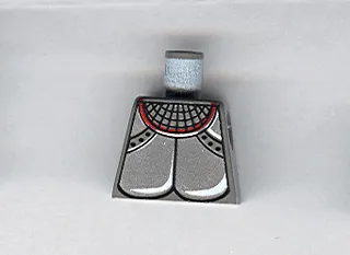 Torso Castle Knights Kingdom Plate Armor Silver Pattern