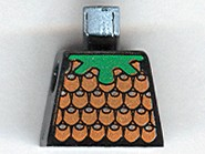 Torso Castle Knights Kingdom Scale Mail Brown Pattern