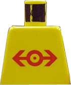 Torso Train Logo Large Red Pattern