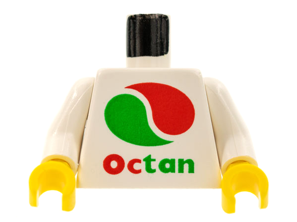 Torso with Octan Logo Pattern / White Arms / Yellow Hands