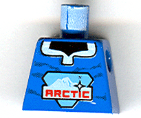 Torso Arctic Logo Large on Open Collar Pullover Pattern