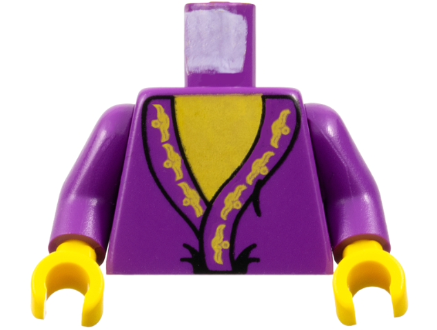 Torso Harry Potter Dumbledore Pattern / Purple Arms / Yellow Hands