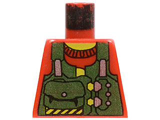 Torso Rock Raiders Green Vest with Pouches Pattern (Bandit)