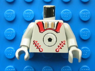 Torso Space Astrobot Pattern / Light Gray Arms / Light Gray Hands