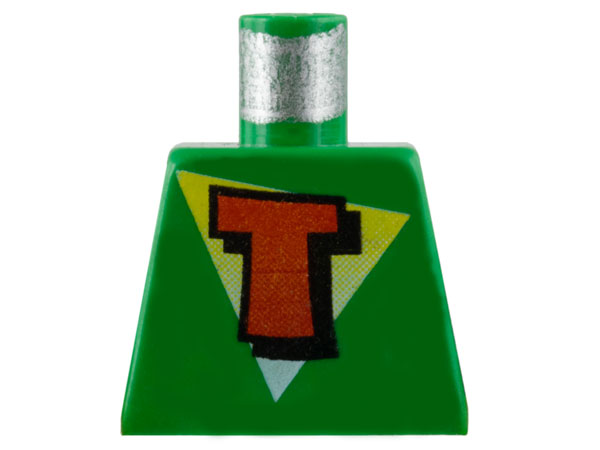 Torso FreeStyle Timmy with Red Capital Letter T on White and Yellow Triangle Pattern