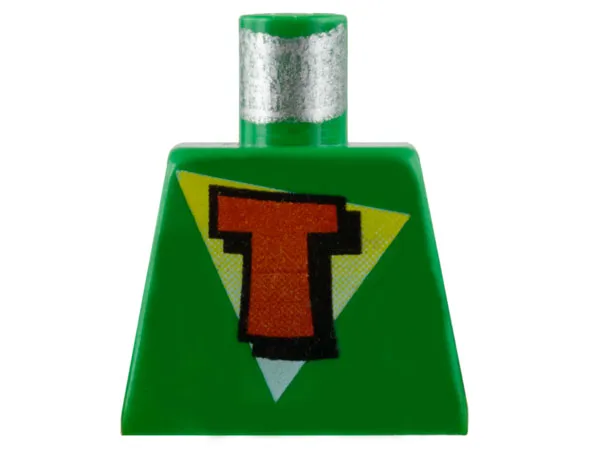 Torso FreeStyle Timmy with Red Capital Letter T on White and Yellow Triangle Pattern