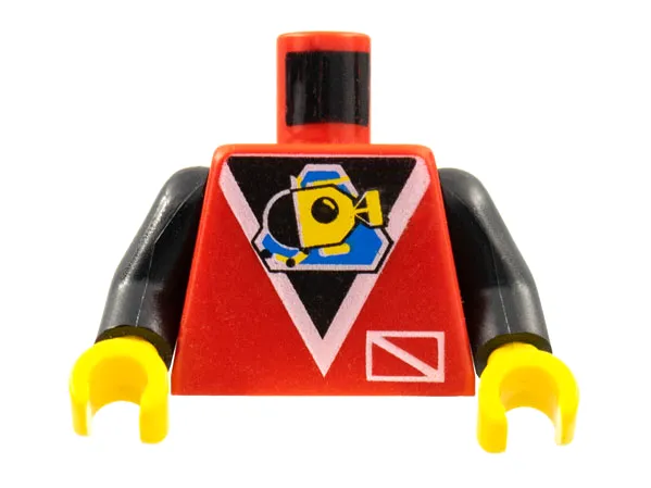 Torso Divers Submarine Logo Pattern / Black Arms / Yellow Hands