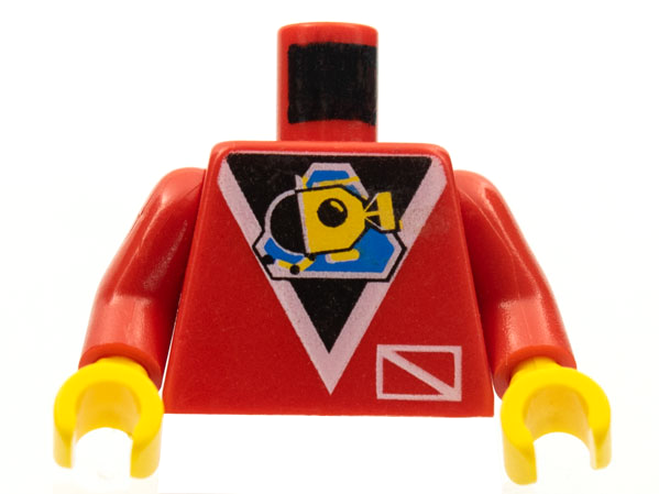 Torso Divers Submarine Logo Pattern / Red Arms / Yellow Hands