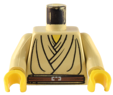 Torso SW Layered Shirt, Brown Belt Pattern / Tan Arms / Yellow Hands