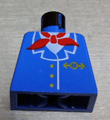 Torso Train Jacket and Red Scarf Pattern