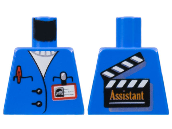 Torso Studios Assistant ID Badge, Pen, Film Slate on Back Pattern