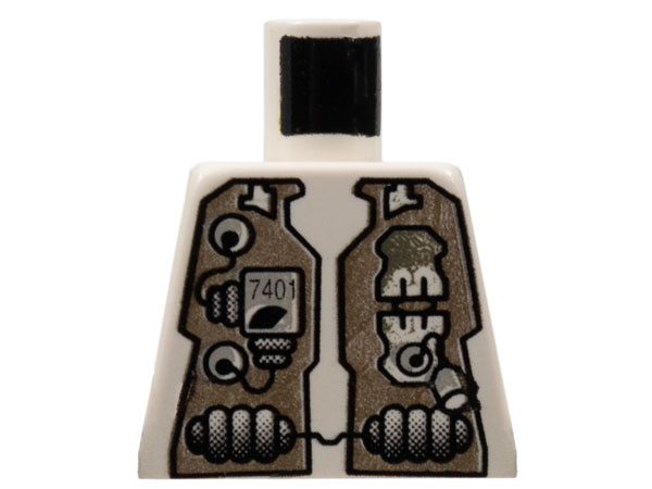 Torso Space Life on Mars (LoM) Spacesuit with '7401' Pattern