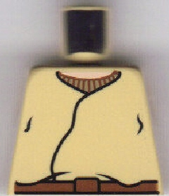 Torso SW Closed Shirt, Brown Belt, Light Nougat Neck Pattern