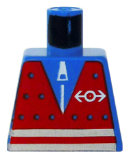 Torso Train Red Vest Pattern