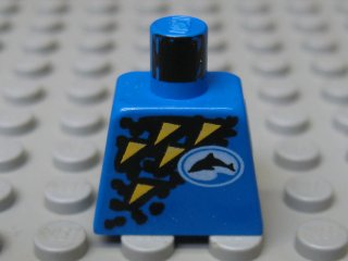 Torso Divers Dolphin Logo and Yellow Triangles Pattern