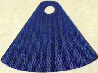 Minifigure Cape Cloth, Round Bottom and Single Top Hole