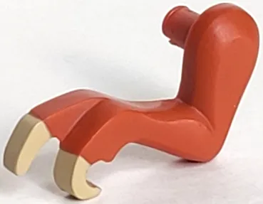 Dinosaur Leg Small (Front) Tyrannosaurus rex with Pin with Tan Claws Pattern - Left