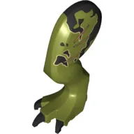 Dinosaur Leg Large (Rear) Tyrannosaurus rex Left with Black Pin with Black Claws, Markings and Medium Nougat Scars Pattern