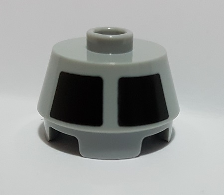 Cone 2 x 2 Truncated with 4 Black Squares Pattern