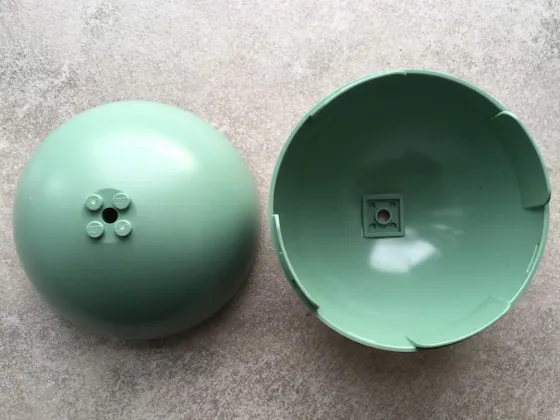 Cylinder Hemisphere 11 x 11, Studs on Top