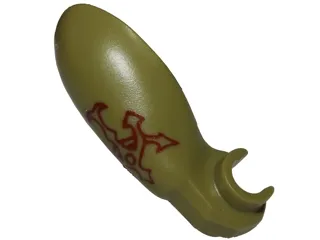 Arm SW Jabba The Hutt with Reddish Brown Tattoo Pattern