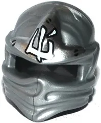 Minifigure, Headgear Ninjago Wrap Type 1 with White Ninjago Logogram 'Ice' Pattern
