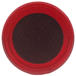 Tile, Round 1 x 1 with Large Black Circle Centered Pattern